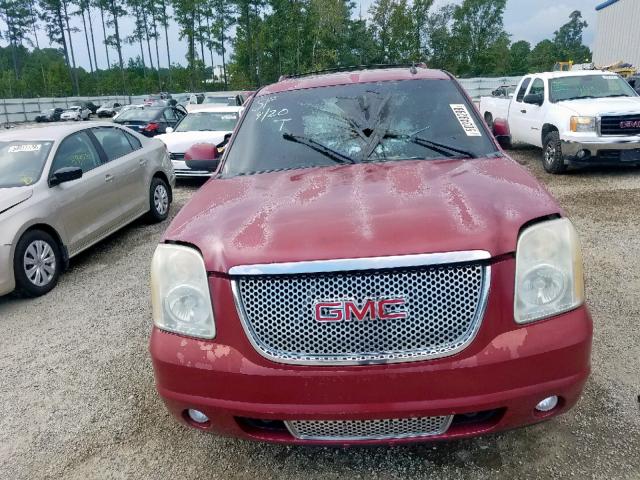 1GKFK63877J143061 - 2007 GMC YUKON DENA BURGUNDY photo 9