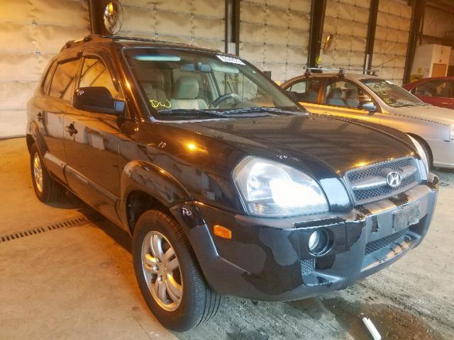 KM8JN72D67U671914 - 2007 HYUNDAI TUCSON SE BLACK photo 1