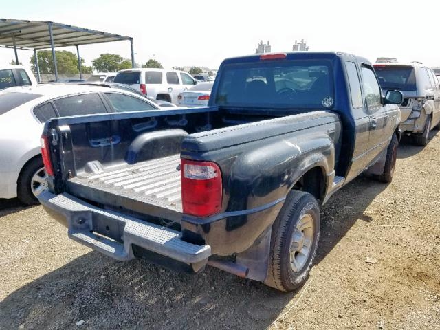 1FTYR14E91PB66899 - 2001 FORD RANGER SUP BLACK photo 4