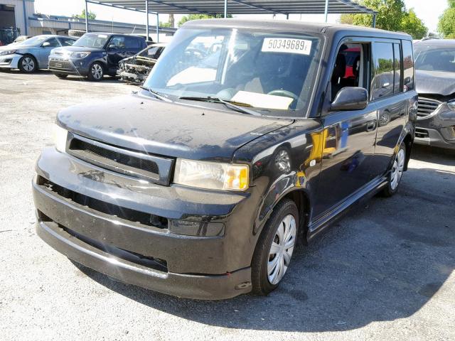 JTLKT324454002095 - 2005 TOYOTA SCION XB შავი ფოტო 2