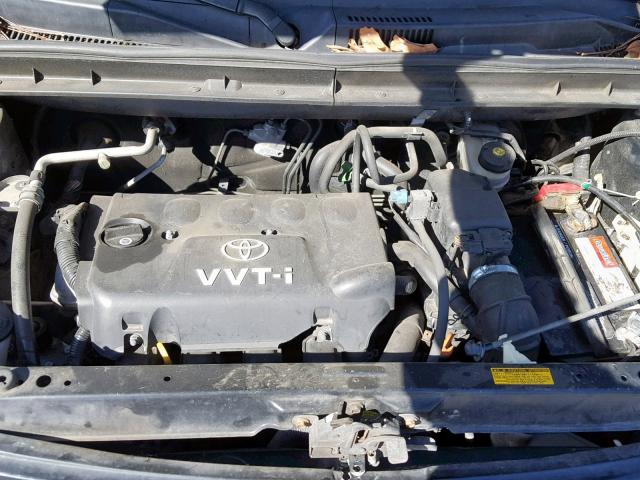 JTLKT324454002095 - 2005 TOYOTA SCION XB შავი ფოტო 7