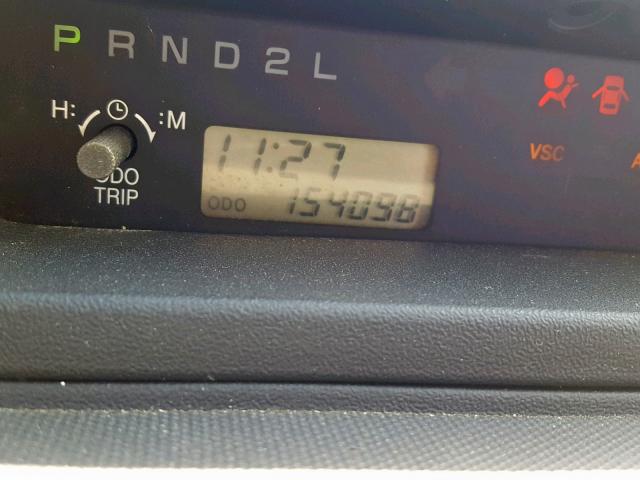 JTLKT324454002095 - 2005 TOYOTA SCION XB შავი ფოტო 8