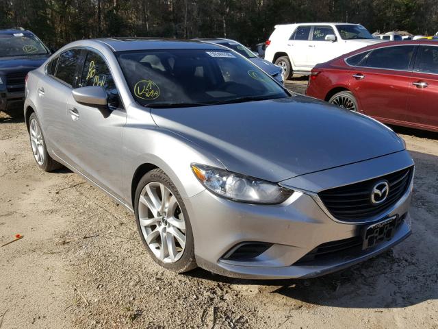 JM1GJ1V51F1180629 - 2015 MAZDA 6 TOURING SILVER photo 1