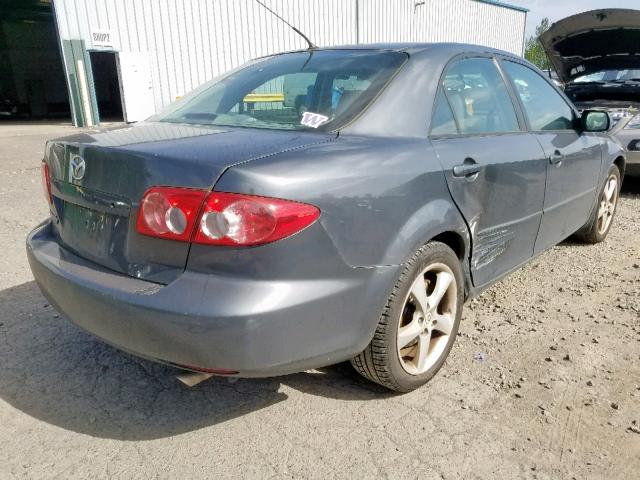 1YVHP80C955M63136 - 2005 MAZDA 6 I GRAY photo 4