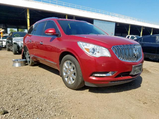 5GAKVCKD8DJ171284 - 2013 BUICK ENCLAVE RED photo 1