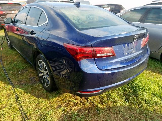 19UUB1F33HA009432 - 2017 ACURA TLX BLUE photo 3