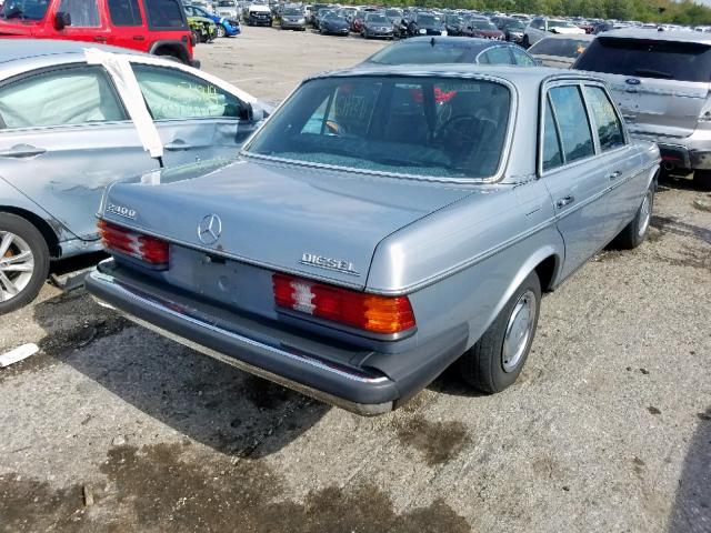 WDBAB23A4CB336739 - 1982 MERCEDES-BENZ 240 D BLUE photo 4