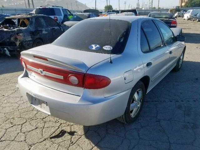 1G1JF52F037240106 - 2003 CHEVROLET CAVALIER L SILVER photo 4