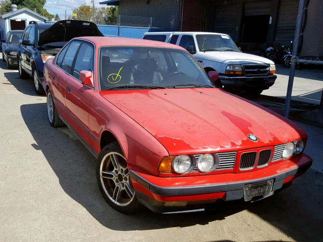 WBAHD2319MBF72105 - 1991 BMW 535 I AUTO RED photo 1