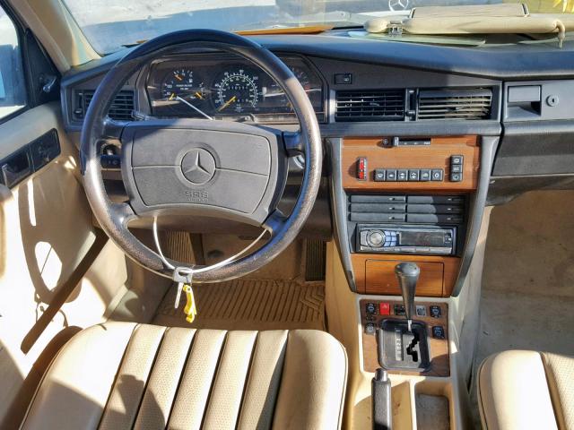 WDBDA29D9MF859007 - 1991 MERCEDES-BENZ 190 E 2.6 BEIGE photo 9