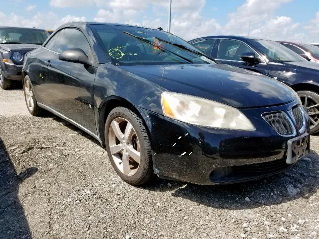 1G2ZH361374125406 - 2007 PONTIAC G6 GT BLACK photo 1