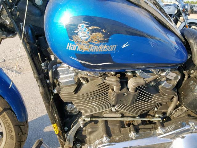 1HD1YNJ11JC027689 - 2018 HARLEY-DAVIDSON FXLR LOW R BLUE photo 9