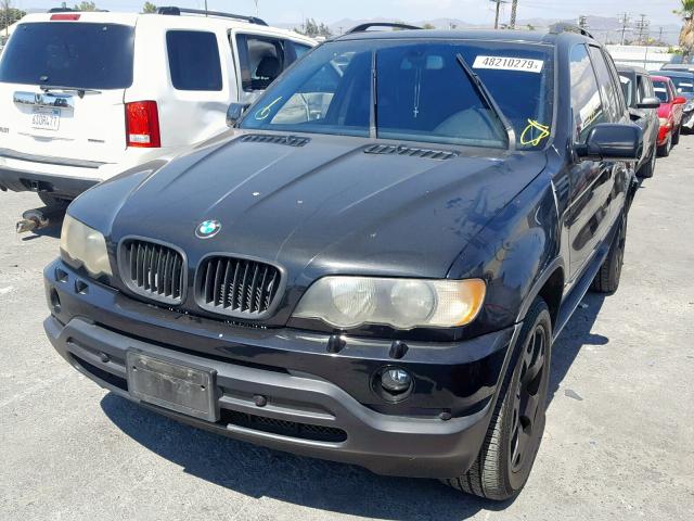 5UXFB33533LH39669 - 2003 BMW X5 4.4I BLACK photo 2