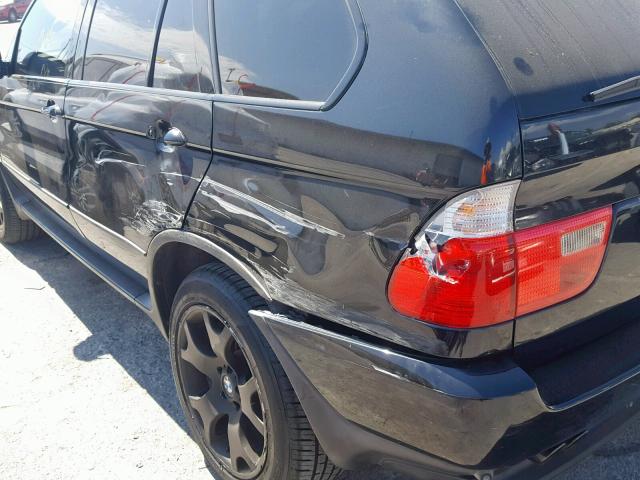 5UXFB33533LH39669 - 2003 BMW X5 4.4I BLACK photo 9