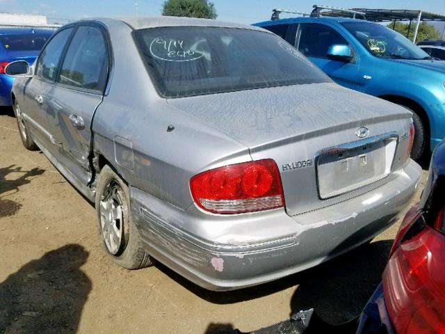 KMHWF25S54A035367 - 2004 HYUNDAI SONATA GL SILVER photo 3