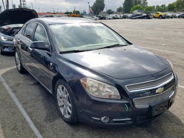 1G1ZK57758F216235 - 2008 CHEVROLET MALIBU LTZ შავი ფოტო 1