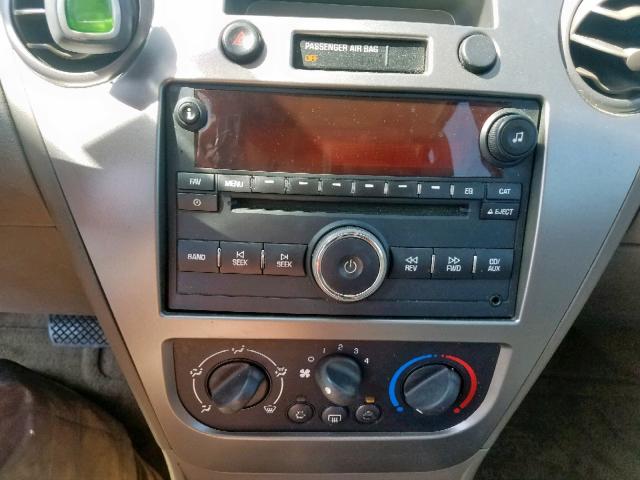 1G8AL55F86Z106202 - 2006 SATURN ION LEVEL GOLD photo 9