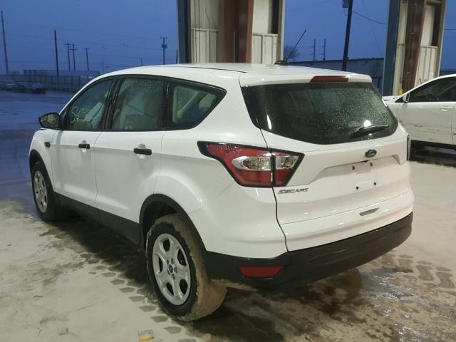 1FMCU0F76HUE71267 - 2017 FORD ESCAPE S WHITE photo 3