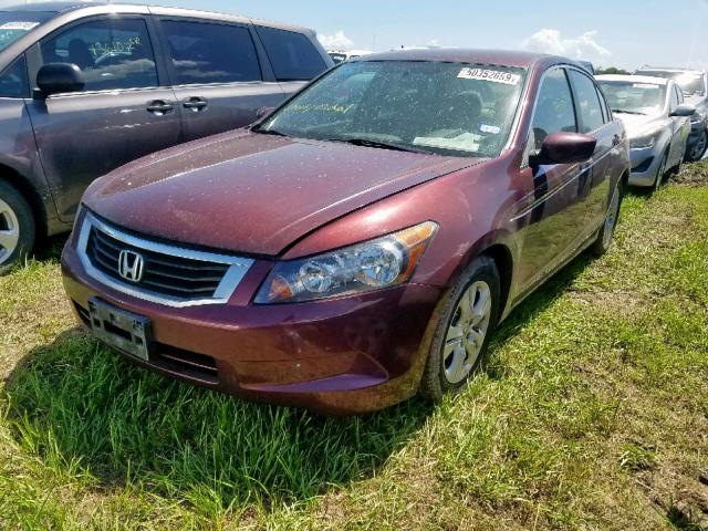 1HGCP26459A023717 - 2009 HONDA ACCORD LXP MAROON photo 2