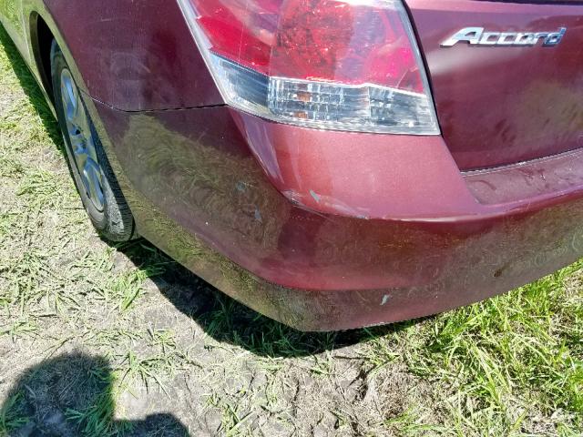 1HGCP26459A023717 - 2009 HONDA ACCORD LXP MAROON photo 9