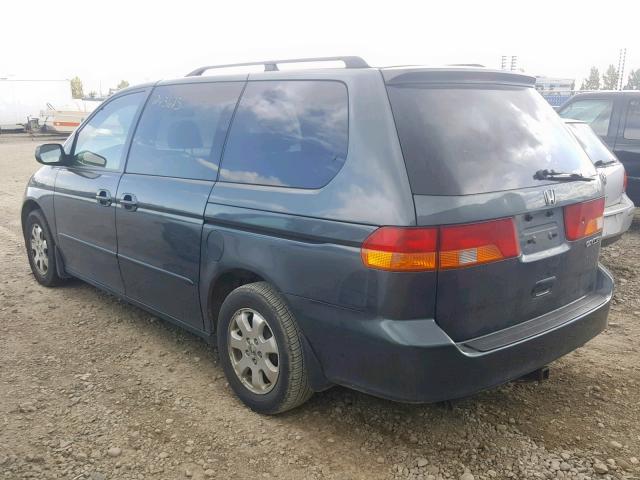 2HKRL18913H011765 - 2003 HONDA ODYSSEY EX GRAY photo 3