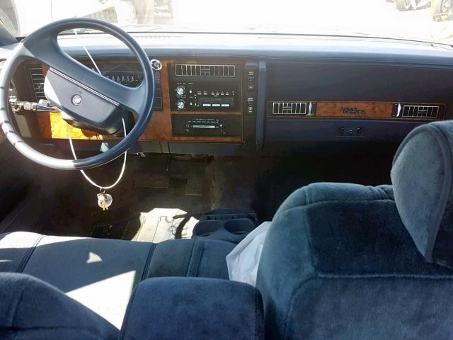 1G4AH54N5L6470408 - 1990 BUICK CENTURY CU BLUE photo 9