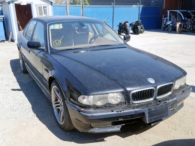 WBAGG8343YDN80336 - 2000 BMW 740 I AUTO BLACK photo 1