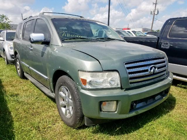 5N3AA08A84N810552 - 2004 INFINITI QX56 GREEN photo 1