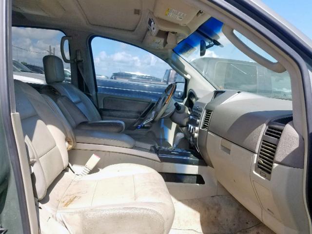 5N3AA08A84N810552 - 2004 INFINITI QX56 GREEN photo 5