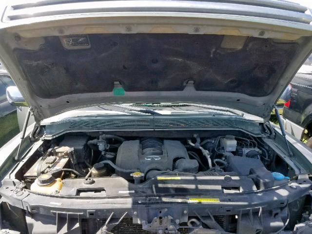 5N3AA08A84N810552 - 2004 INFINITI QX56 GREEN photo 7