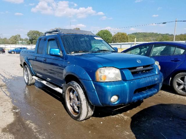 1N6ED29X34C449681 - 2004 NISSAN FRONTIER C BLUE photo 1