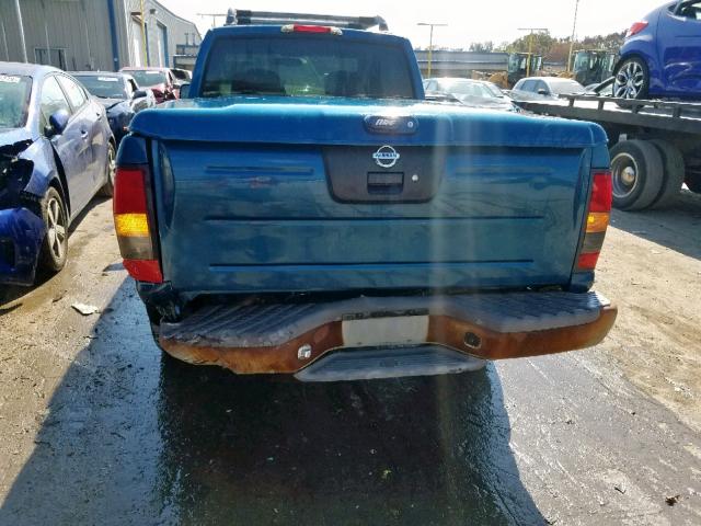 1N6ED29X34C449681 - 2004 NISSAN FRONTIER C BLUE photo 9