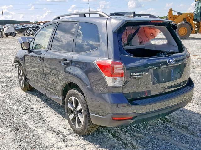 JF2SJAGC4JH606790 - 2018 SUBARU FORESTER 2 GRAY photo 3