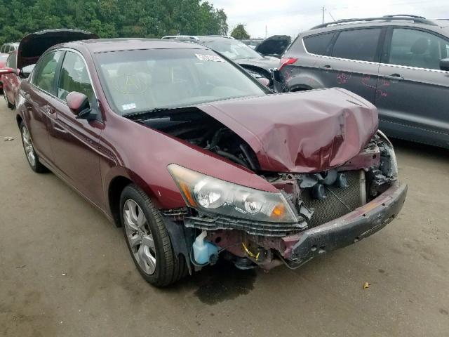 1HGCP26888A121111 - 2008 HONDA ACCORD EXL BURGUNDY photo 1