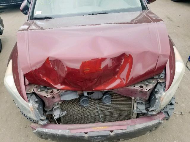 1HGCP26888A121111 - 2008 HONDA ACCORD EXL BURGUNDY photo 7