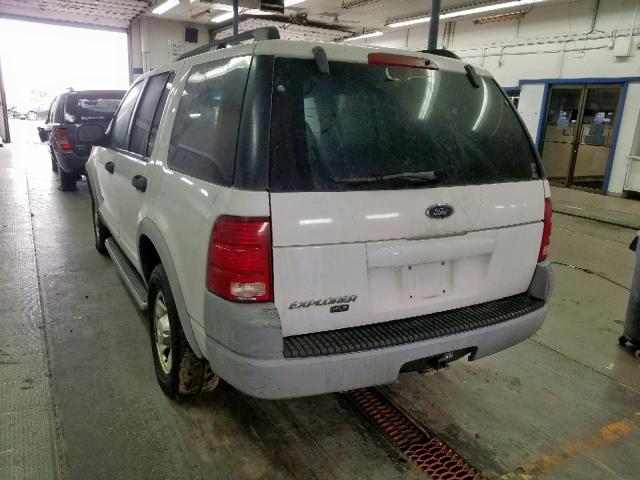 1FMZU72E62ZA28621 - 2002 FORD EXPLORER X WHITE photo 3