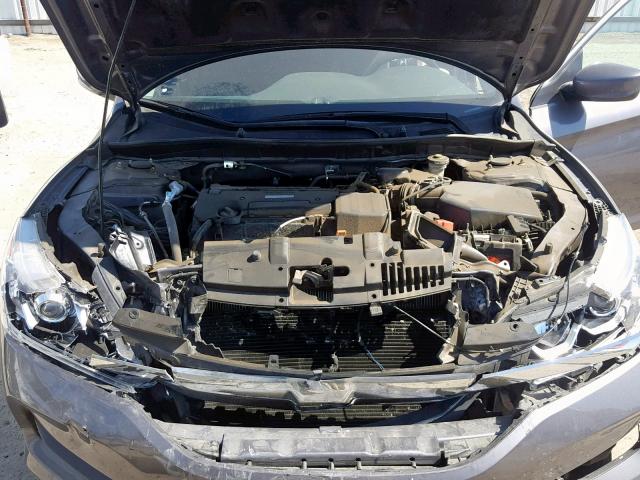 1HGCR2F35HA254777 - 2017 HONDA ACCORD LX CHARCOAL photo 7