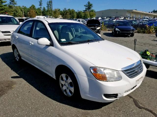 KNAFE122285574935 - 2008 KIA SPECTRA EX WHITE photo 1