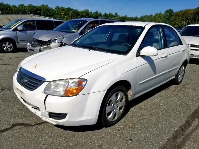 KNAFE122285574935 - 2008 KIA SPECTRA EX WHITE photo 2