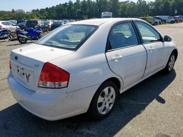 KNAFE122285574935 - 2008 KIA SPECTRA EX WHITE photo 4