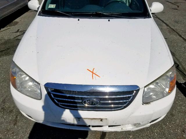 KNAFE122285574935 - 2008 KIA SPECTRA EX WHITE photo 7