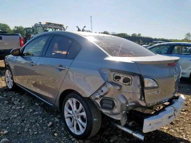 JM1BL1S53A1248009 - 2010 MAZDA 3 S GRAY photo 3