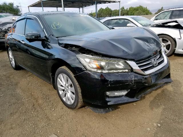 1HGCR3F87FA037620 - 2015 HONDA ACCORD EXL BLACK photo 1