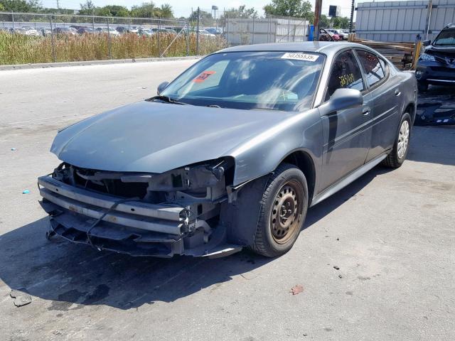 2G2WP542541222188 - 2004 PONTIAC GRAND PRIX GRAY photo 2