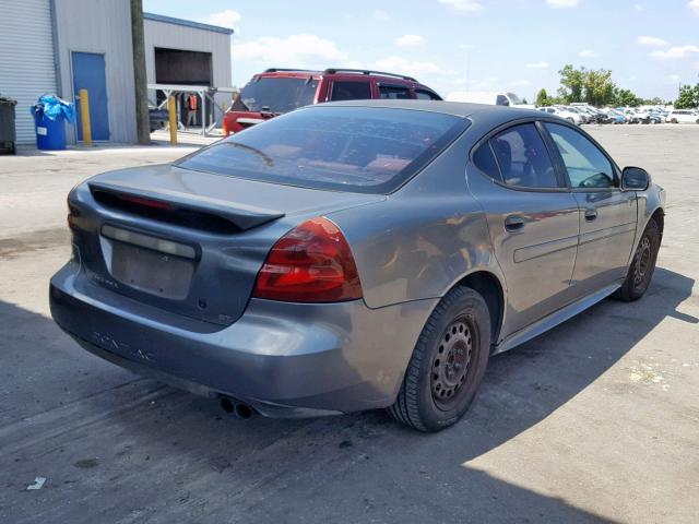 2G2WP542541222188 - 2004 PONTIAC GRAND PRIX GRAY photo 4