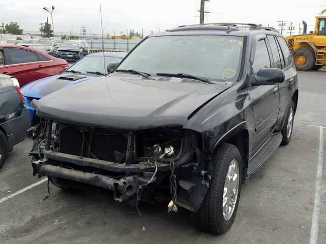 1GKES63M372250062 - 2007 GMC ENVOY DENA BLACK photo 2