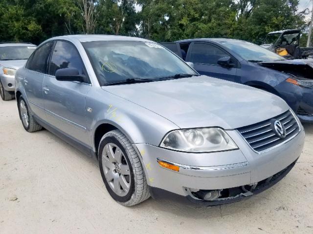 WVWRH63B41P293748 - 2001 VOLKSWAGEN PASSAT GLX SILVER photo 1