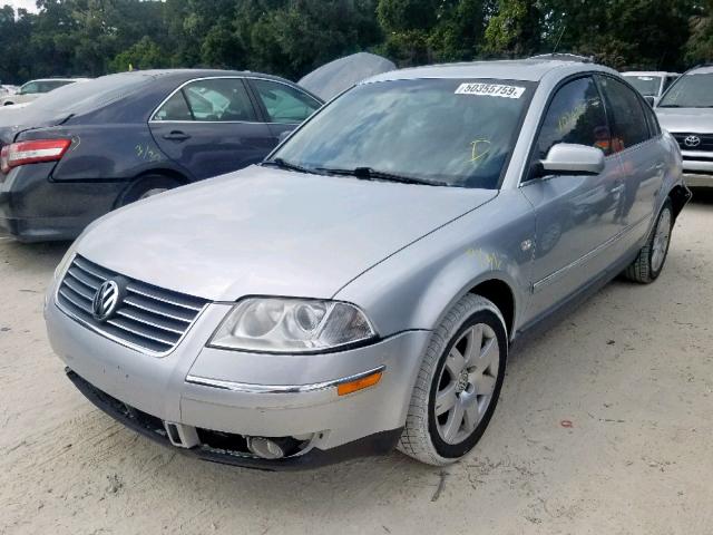 WVWRH63B41P293748 - 2001 VOLKSWAGEN PASSAT GLX SILVER photo 2