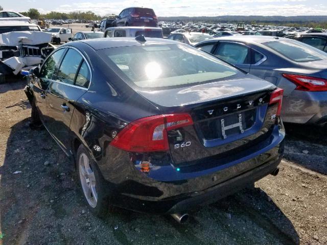 YV1612FS8D1207273 - 2013 VOLVO S60 T5 BLACK photo 3