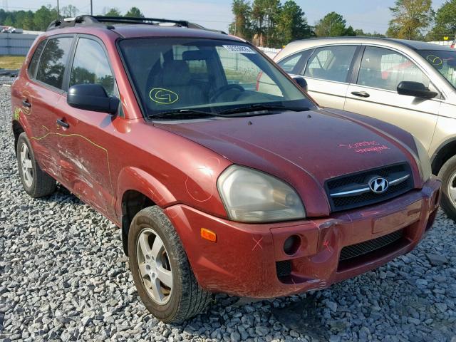 KM8JM12B16U378791 - 2006 HYUNDAI TUCSON GL RED photo 1